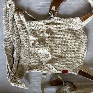 Sakura bloom coco waffle with leather scout